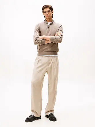 TOMMY HILFIGER | Pull Troyer | braun